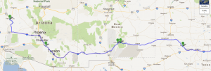 texas to arizona texas to arizona map