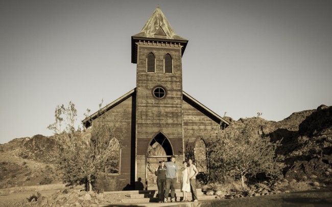 desert bar with friends at desert bar