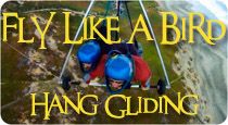 fly like a bird hang gliding