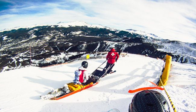 ride with ski patrol