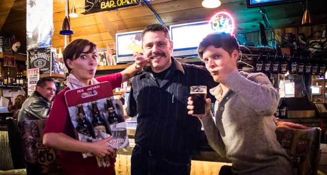 beers and a mustache