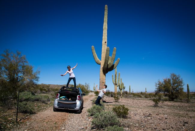 off roading in the smart car