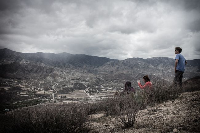 a rest at the top