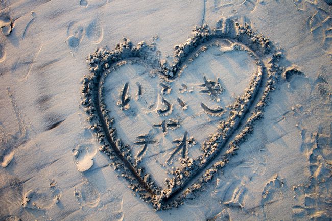 sandy hearts