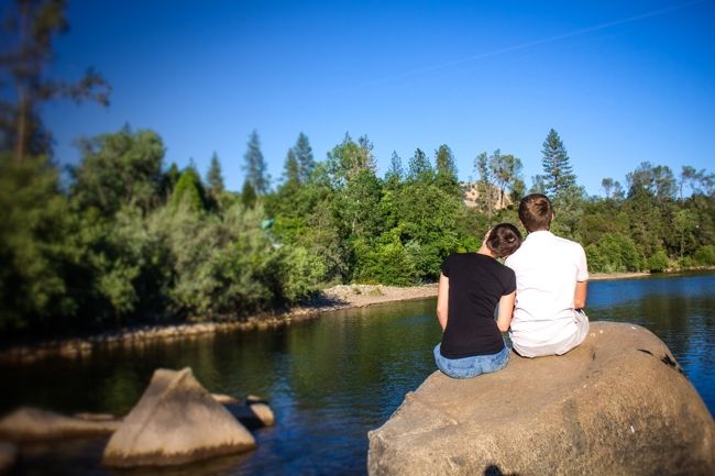 camping on the american river