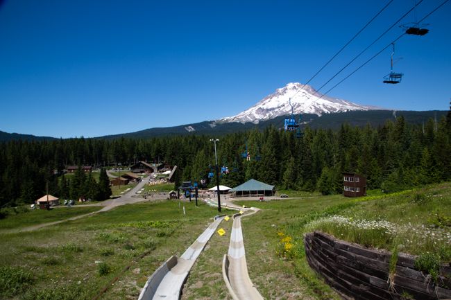year round ski and snowboarding at Mt. Hood