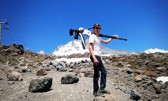 jason hiking mt. hood