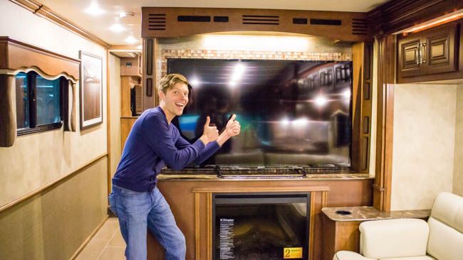 Fancy RV TV