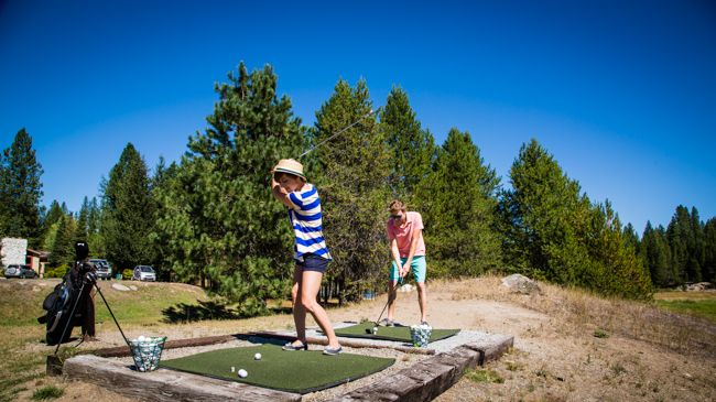 campground driving range