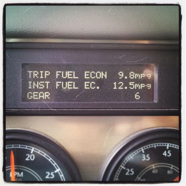 tracking RV MPG