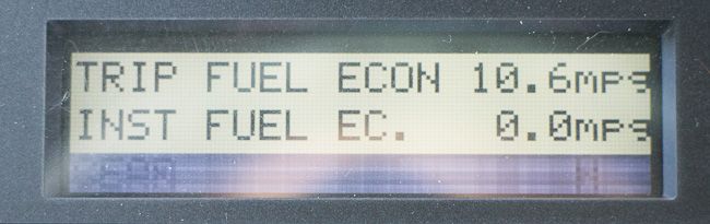 Fuel Economy cpu reading