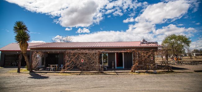 el cosmico retro RV stays in Marfa Texas
