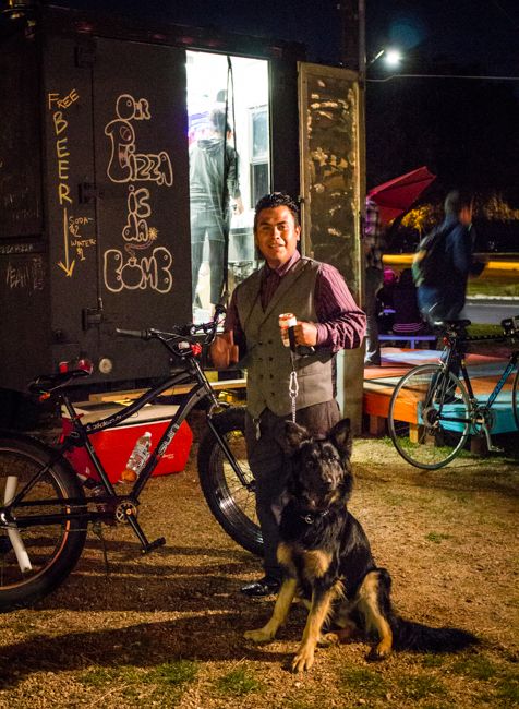 cool people on the austin social ride