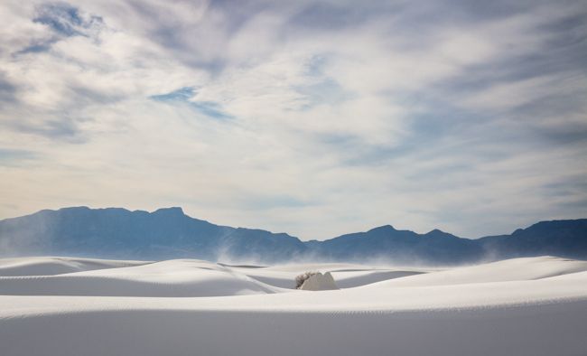 white sands