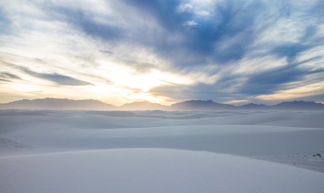 white sands
