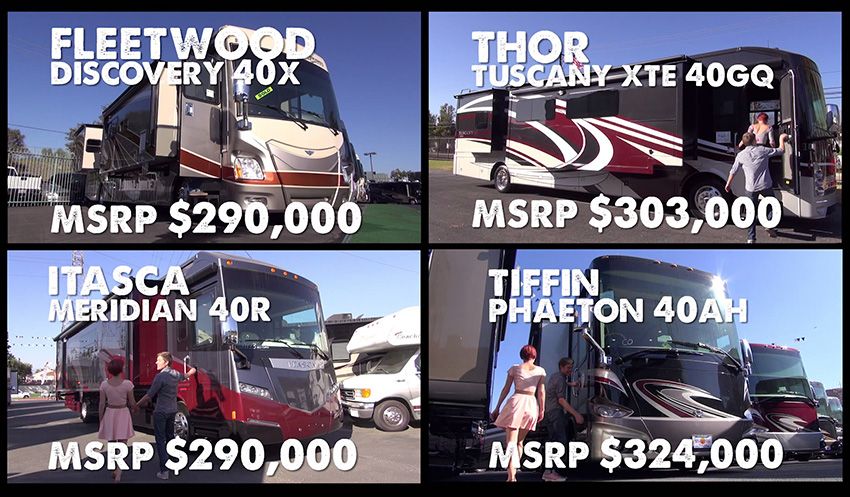 4 midsize diesel rvs