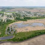 aerial dig site tour