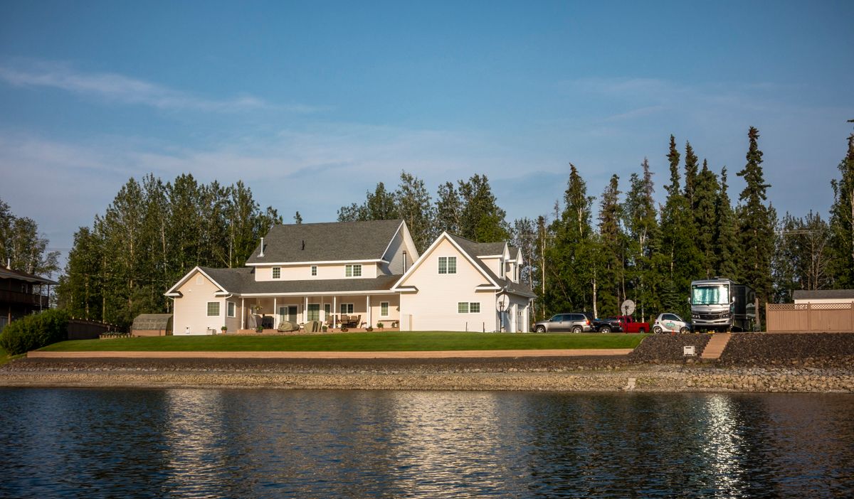staying with friends in Fairbanks