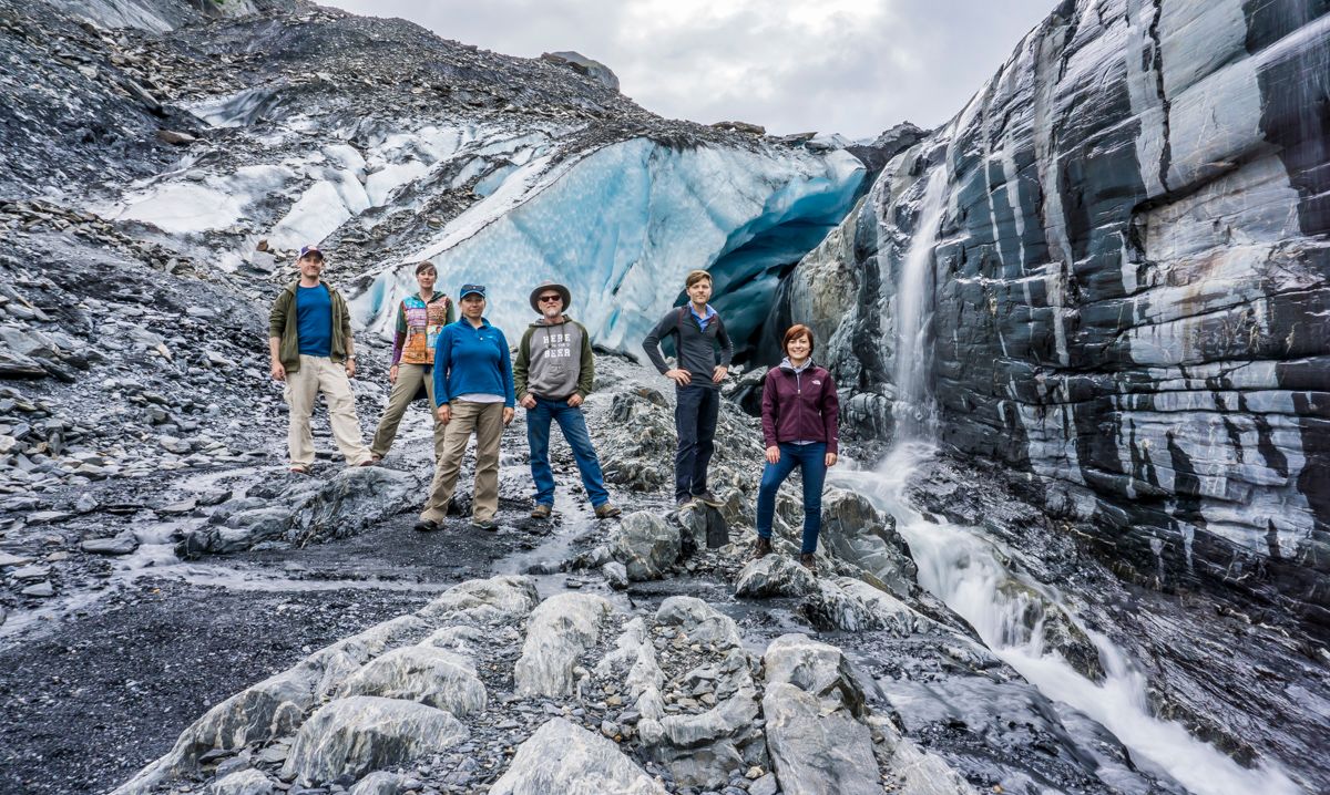 hike to Worthington Glacier 