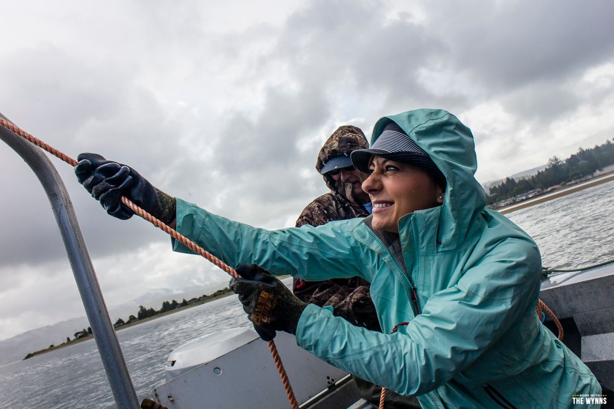 catching Dungeness crab in Oregon