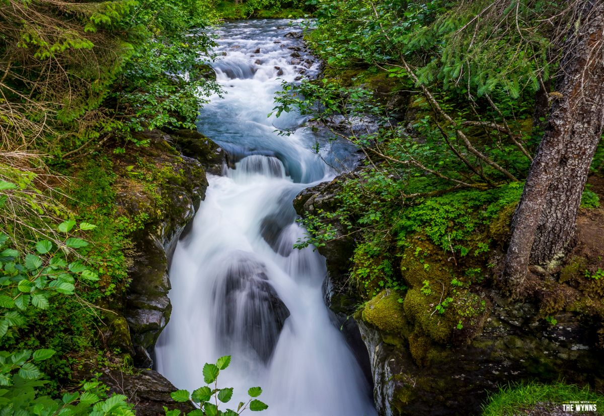 winner creek trail waterfall