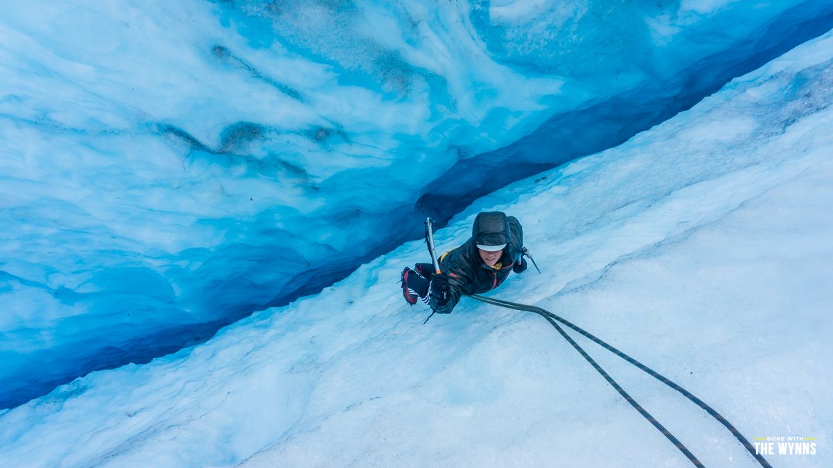 exit glacier ice climb