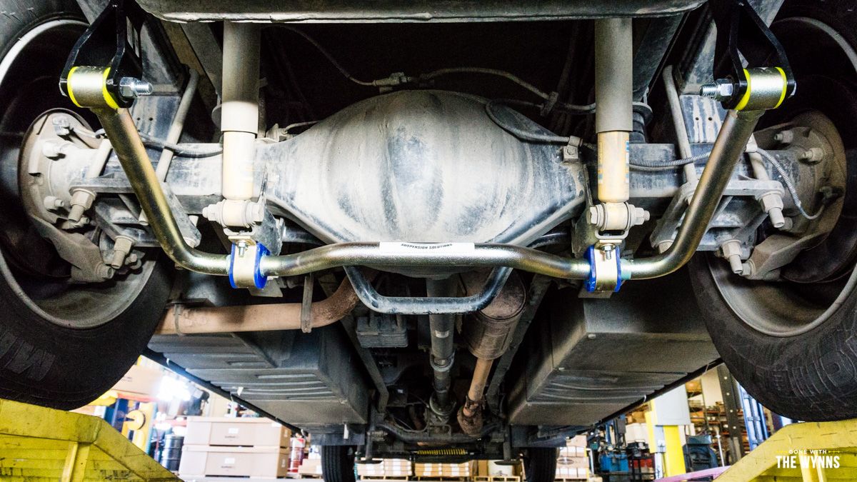 sway bar to improve rv ride quality