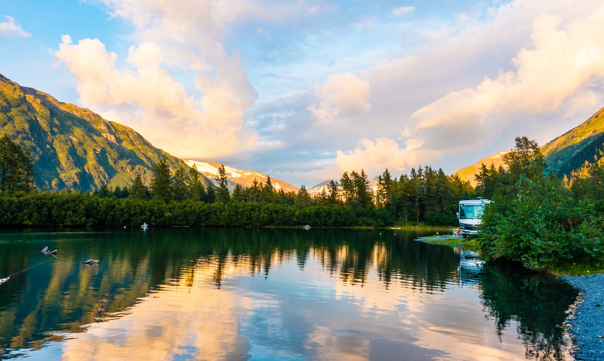 free camping alaska near whittier