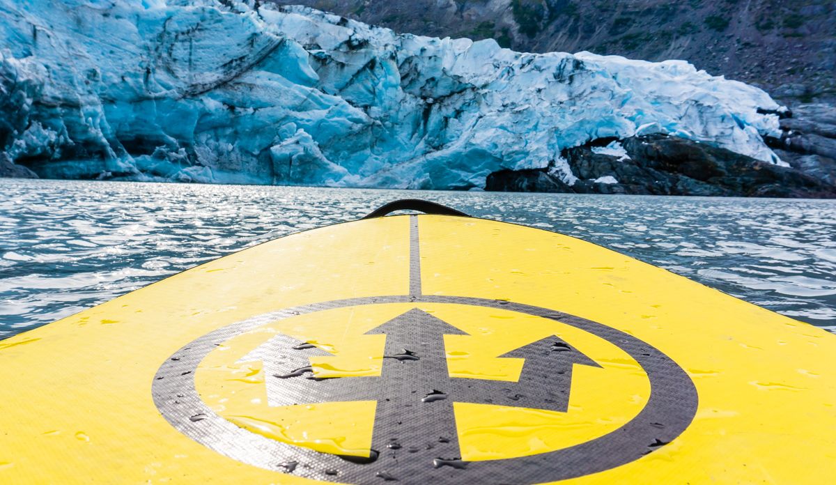paddleboard alaska glaciers
