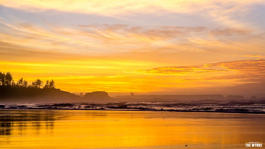 beautiful beach sunset