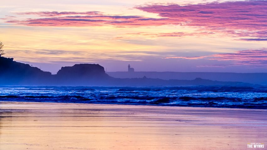beautiful beach sunset