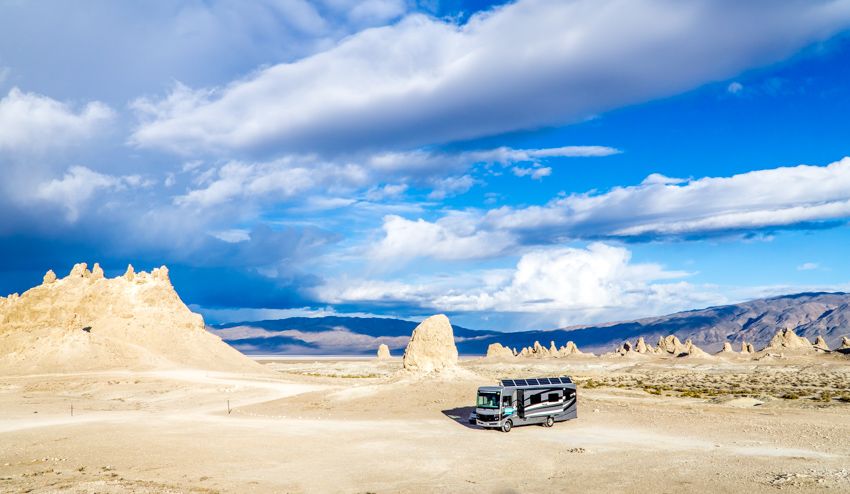 Free Wild Camping Trona Pinnacles