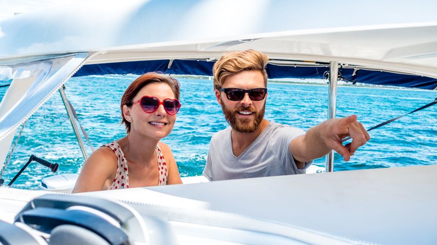 sailing couple