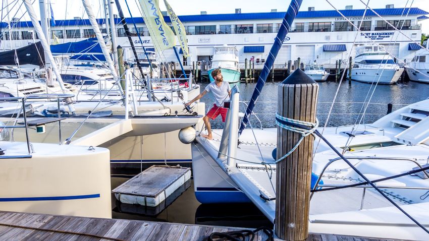 learning to sail