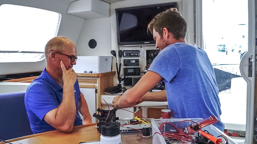 kent and jason working away