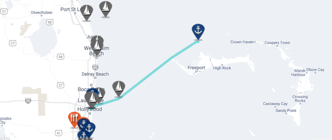 sailing across the gulf stream
