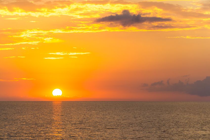 sunrise in the bahamas
