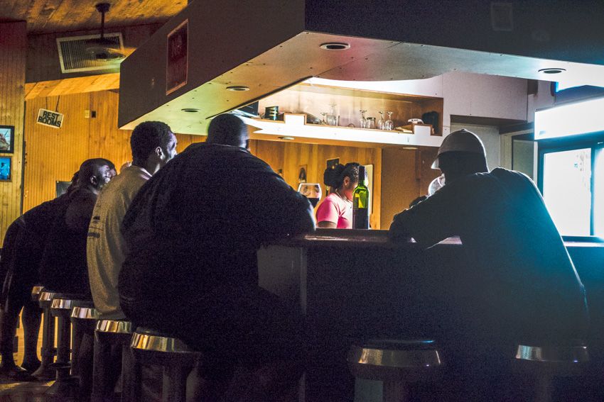 Bar at Grand Cay Bahamas