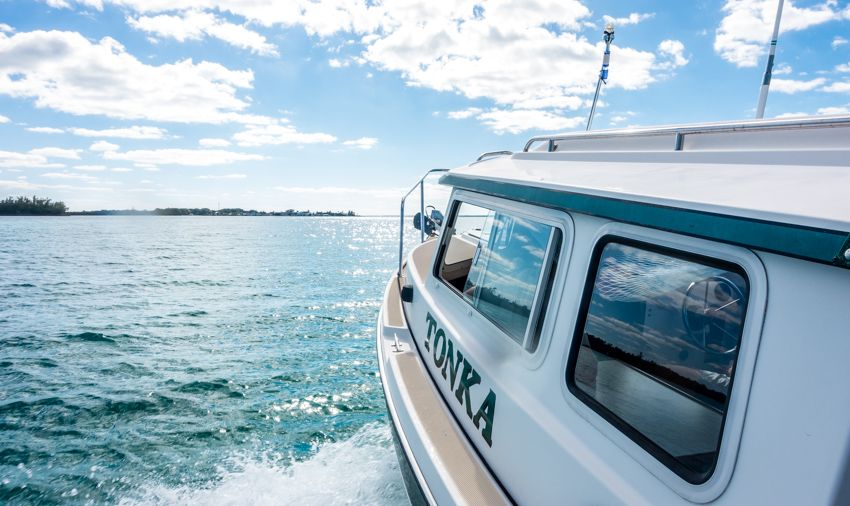 cruising the camper van of the sea