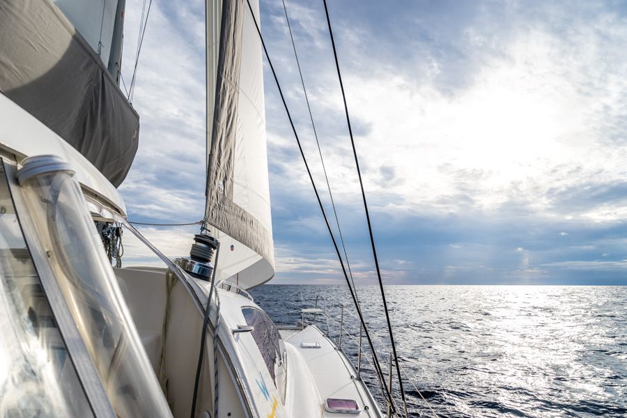 learning to sail