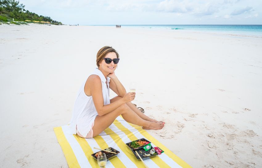 picnic on the beach bahamas