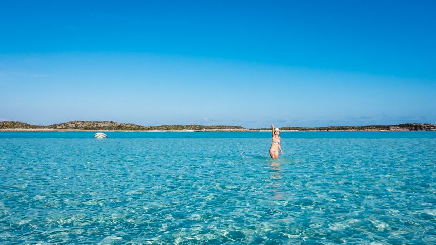 beautiful waters of the bahamas