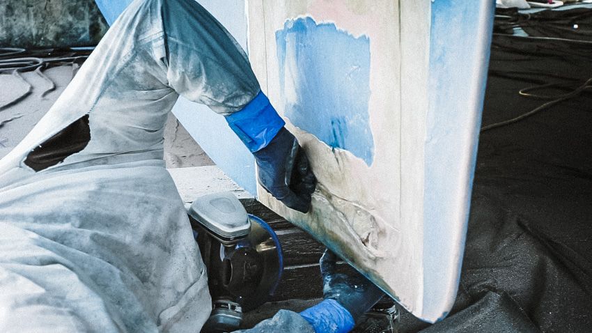 delamination of the keel