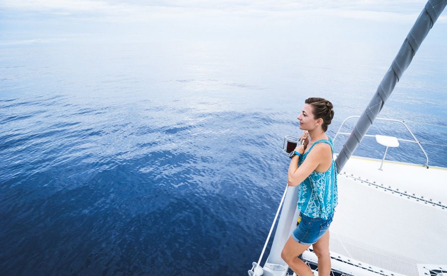 nikki wynn Sailing across the Caribbean sea