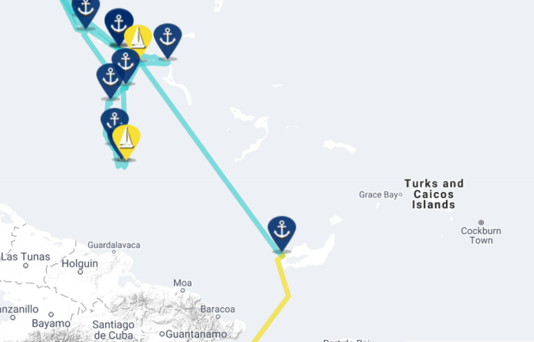 sailing map