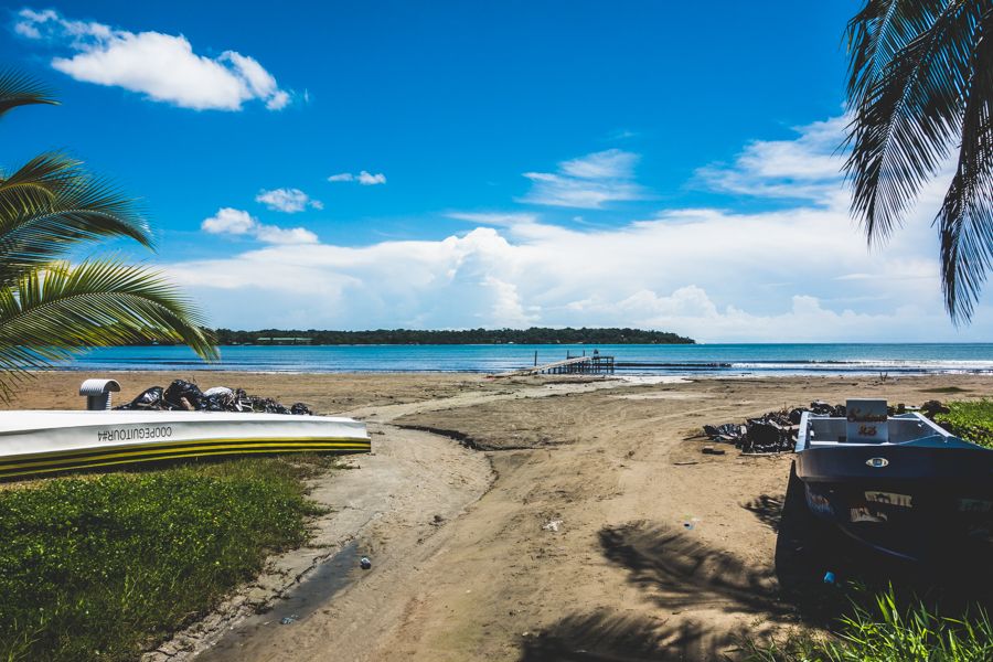 beach in bocas town