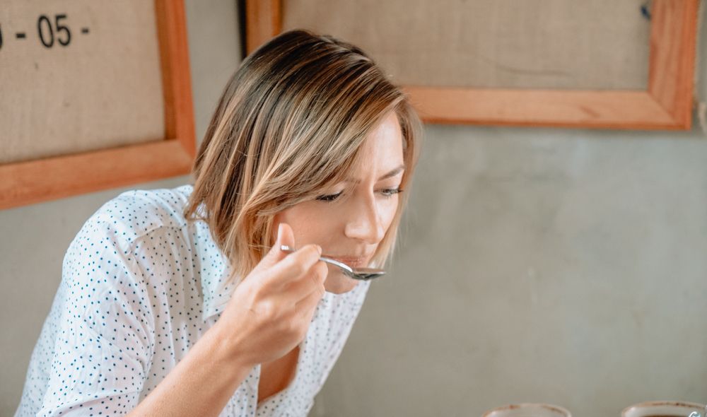 coffee cupping in Panama