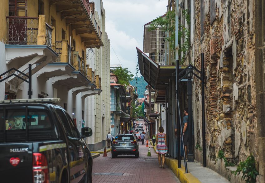 historic streets of Casco Viejo