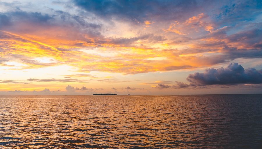 san blas sunset, panama