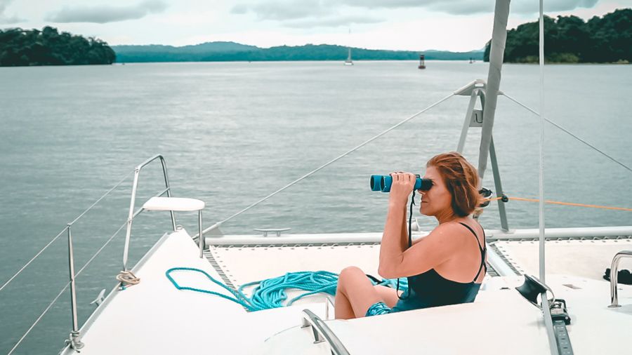 scoping out gatun lake along the panama canal